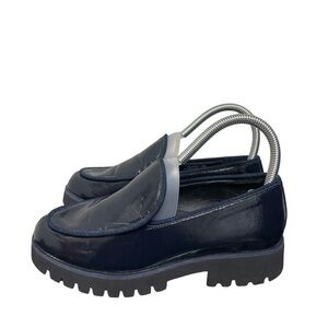 Donald J Pliner Navy Blue Loafers - Womens Size 5 1/2 EUC‎